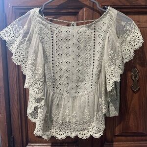 Altar’d state Boho crop top
